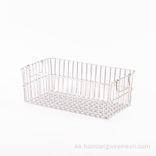 Rektangel SS304 Wire Mesh Storage Basket